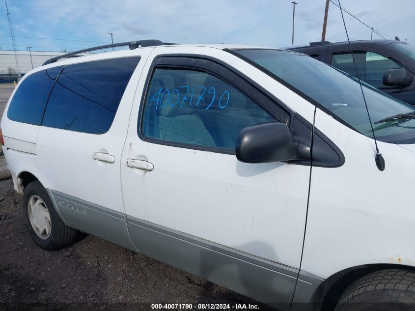 1999 Toyota Sienna Le/Xle VIN: 4T3ZF13C8XU113296 Lot: 40071790