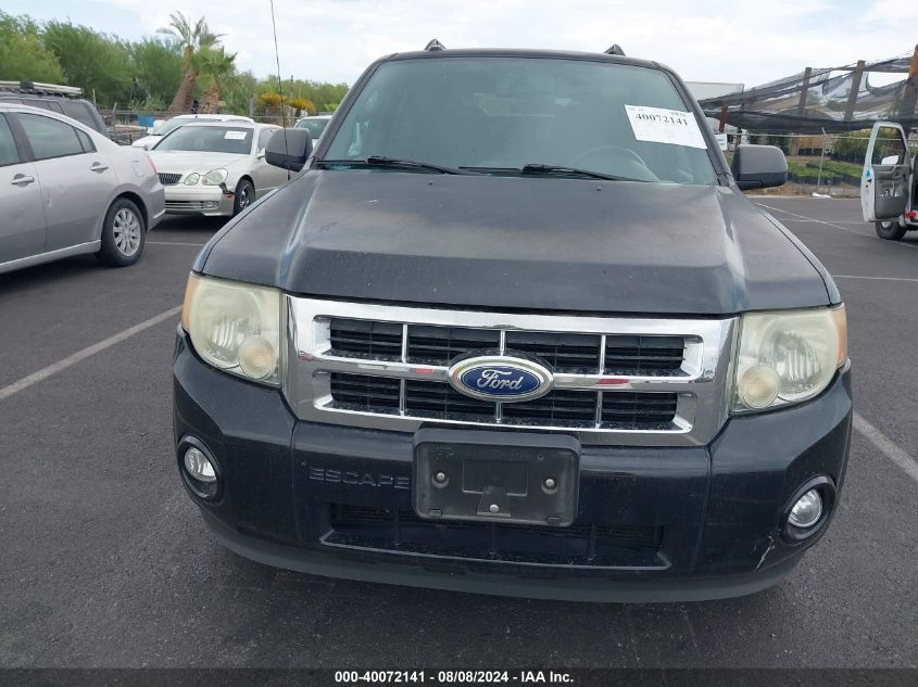 2010 Ford Escape Xlt VIN: 1FMCU0D76AKB95872 Lot: 40072141