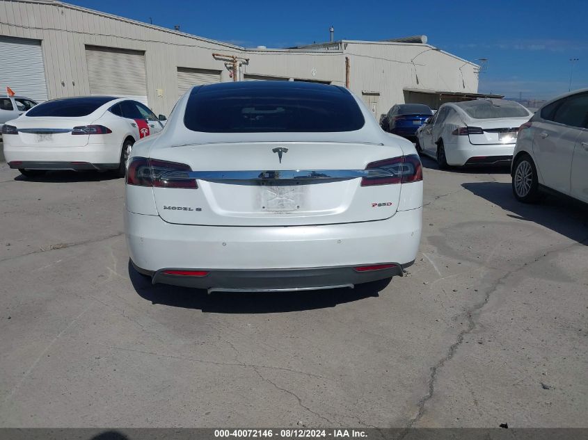 2015 Tesla Model S 70D/85D/P85D VIN: 5YJSA1H29FFP76588 Lot: 40072146