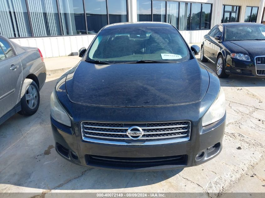 2009 Nissan Maxima 3.5 Sv VIN: 1N4AA51E99C810169 Lot: 40072149