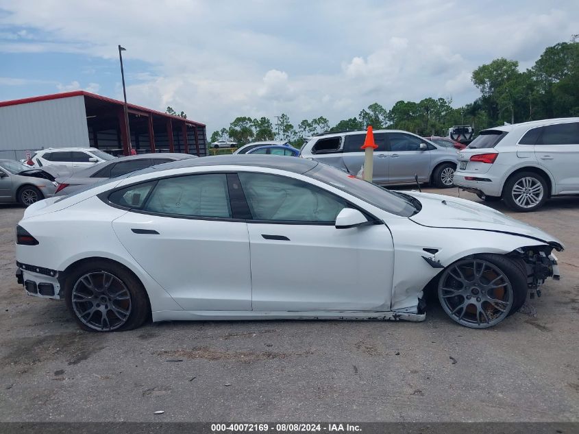 2023 Tesla Model S Dual Motor All-Wheel Drive/Standard Range VIN: 5YJSA1E56PF501129 Lot: 40072169