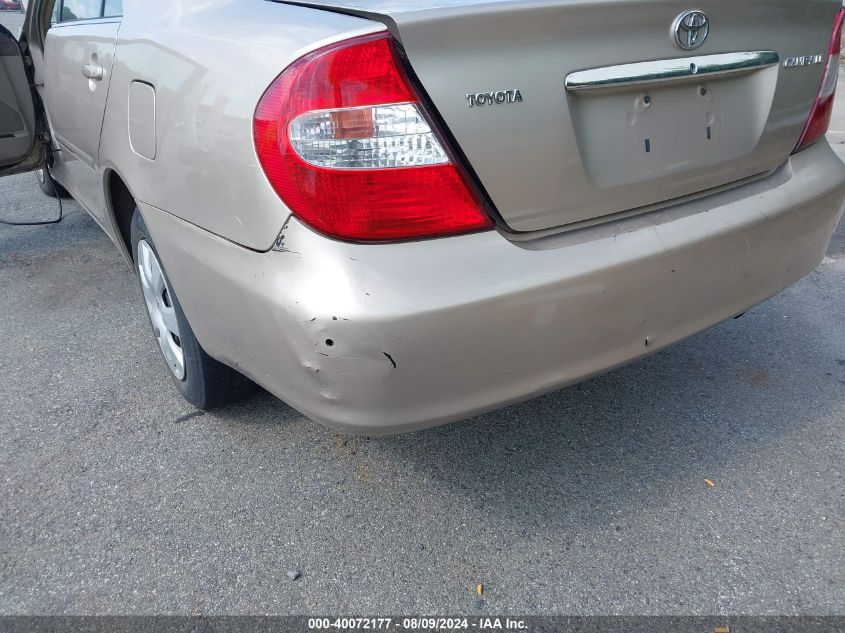 2004 Toyota Camry Le VIN: 4T1BE32K84U898898 Lot: 40072177