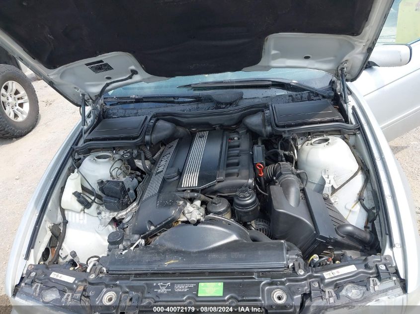 2002 BMW 525Ia VIN: WBADT43452GZ96062 Lot: 40072179