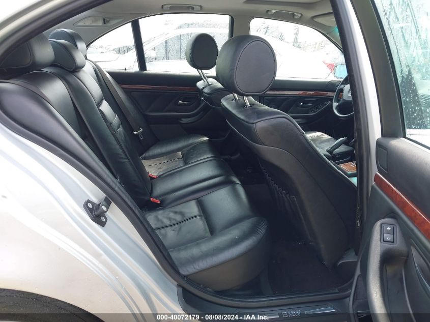 2002 BMW 525Ia VIN: WBADT43452GZ96062 Lot: 40072179