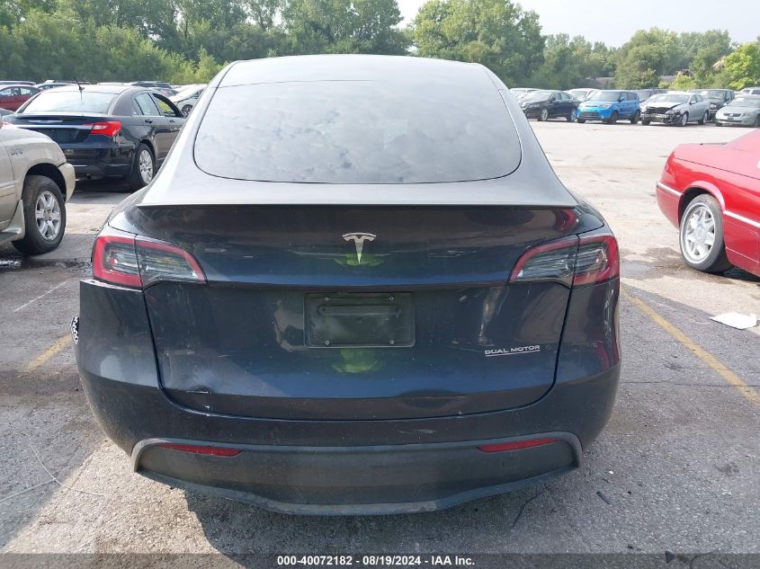 2024 Tesla Model Y Performance Dual Motor All-Wheel Drive VIN: 7SAYGDEF3RF022885 Lot: 40072182