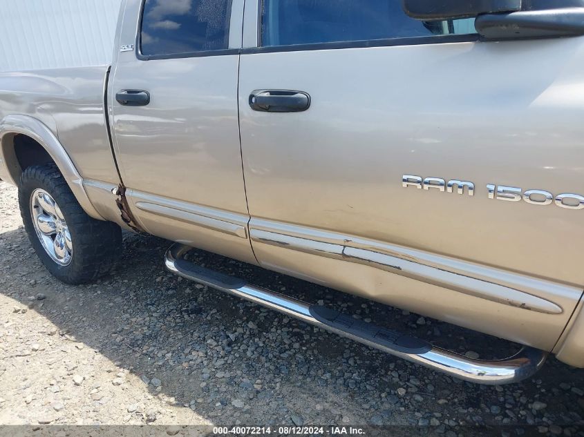 2002 Dodge Ram 1500 St VIN: 3D7HU18Z82G124800 Lot: 40072214