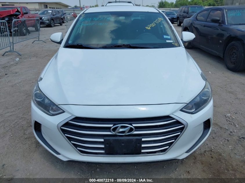 2018 Hyundai Elantra Sel VIN: 5NPD84LF1JH332602 Lot: 40072218