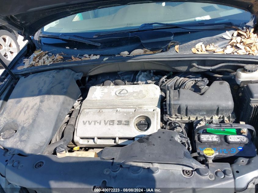 2005 Lexus Rx 330 VIN: 2T2GA31U45C021036 Lot: 40072223