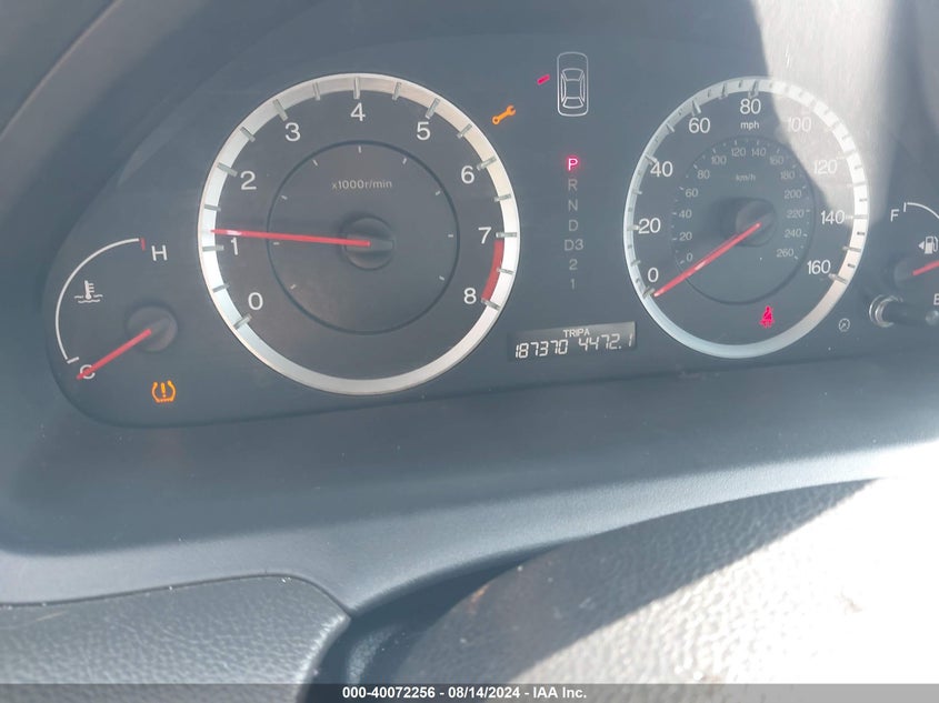 2009 Honda Accord 2.4 Ex VIN: 1HGCP26769A138496 Lot: 40072256