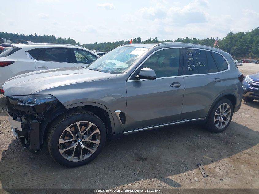 2024 BMW X5 xDrive40I VIN: 5UX23EU09R9S44776 Lot: 40072258