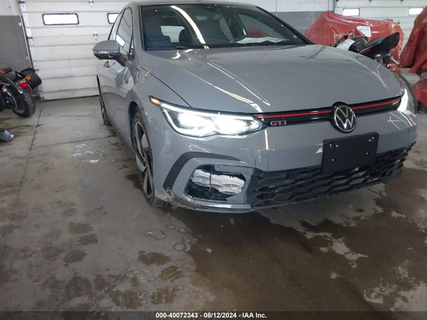 2024 Volkswagen Golf Gti 2.0T S VIN: WVWGA7CD2RW213948 Lot: 40072343