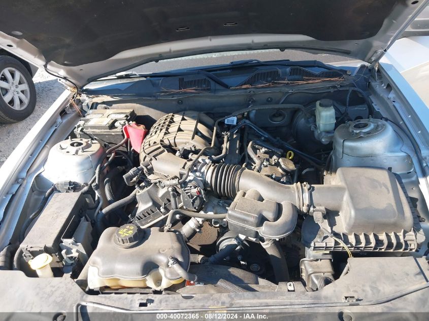 2012 Ford Mustang V6 VIN: 1ZVBP8AM6C5241621 Lot: 40072365