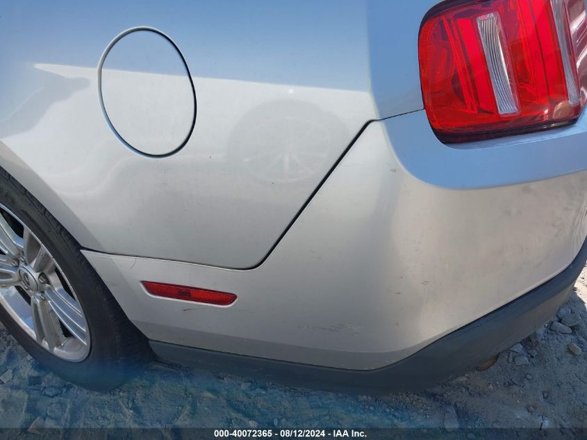 2012 Ford Mustang V6 VIN: 1ZVBP8AM6C5241621 Lot: 40072365