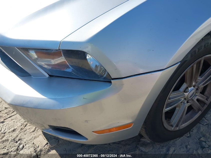 2012 Ford Mustang V6 VIN: 1ZVBP8AM6C5241621 Lot: 40072365