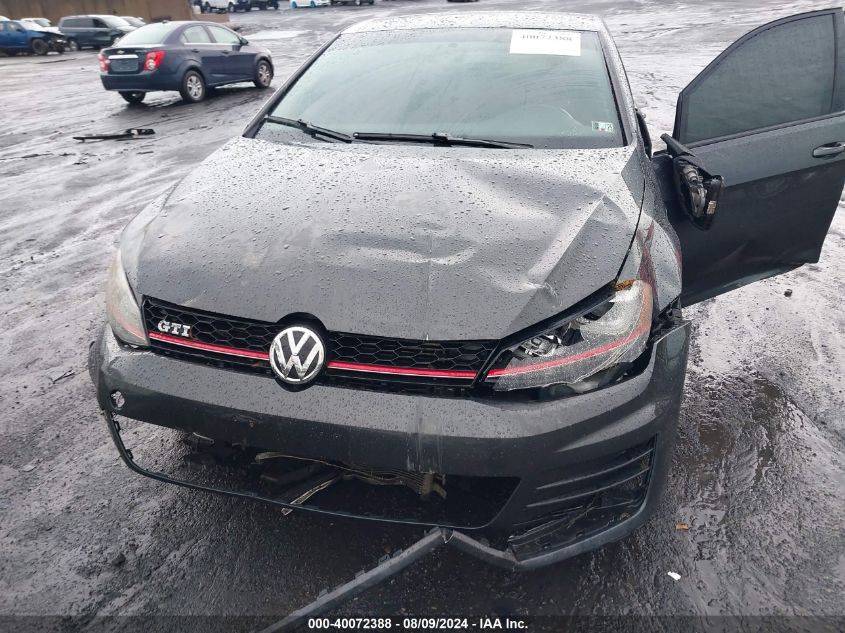 2015 Volkswagen Golf Gti 2.0T S 4-Door VIN: 3VW5T7AU5FM090997 Lot: 40072388