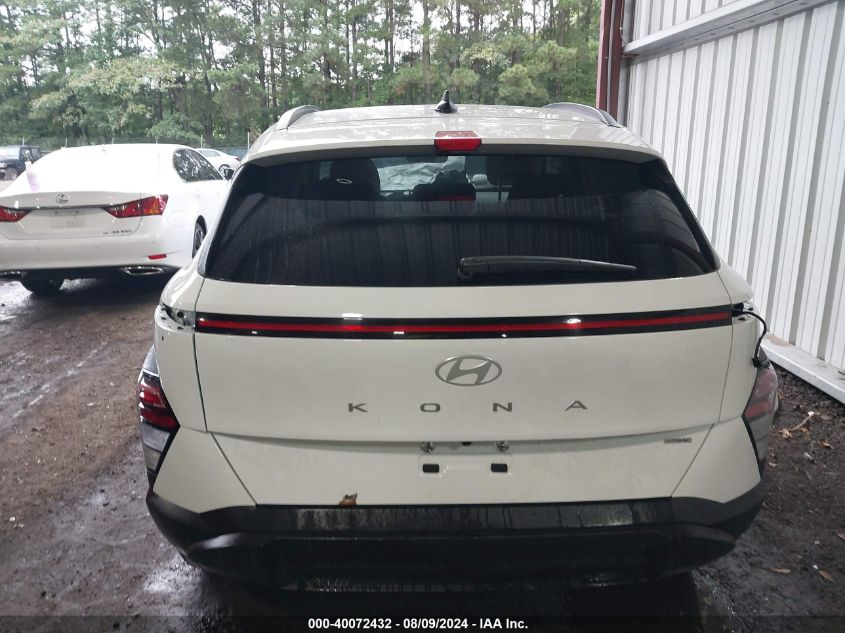 2024 Hyundai Kona Sel VIN: KM8HBCAB9RU152536 Lot: 40072432