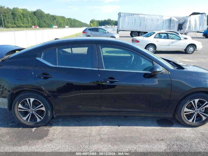 2022 Nissan Sentra Sv Xtronic Cvt VIN: 3N1AB8CV3NY320885 Lot: 40072465