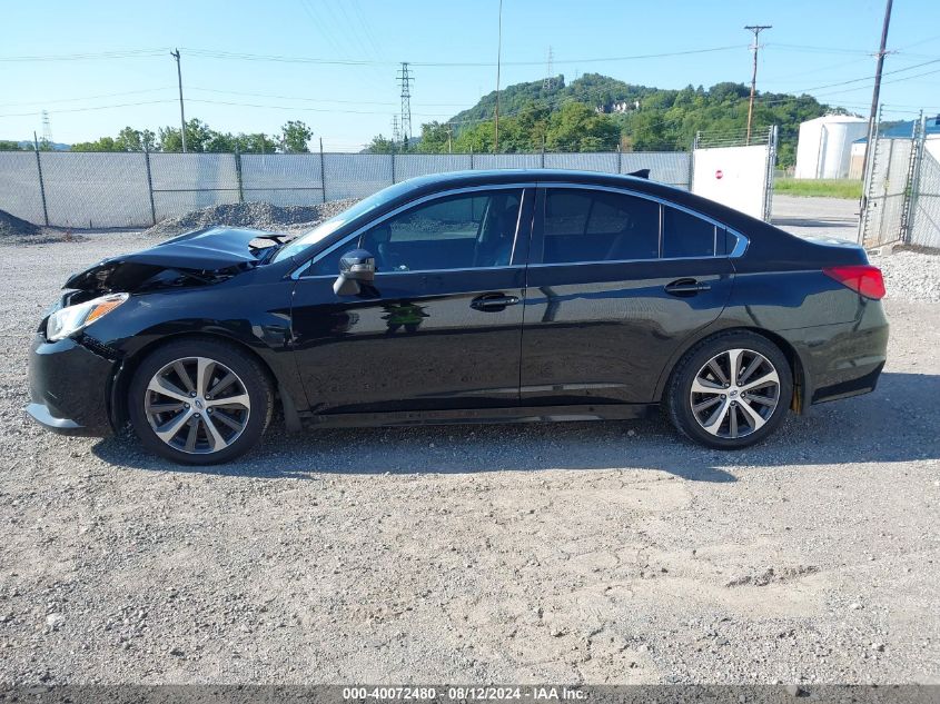 2016 Subaru Legacy 2.5I Limited VIN: 4S3BNAL61G3006219 Lot: 40072480
