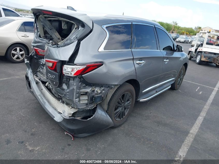 2019 Infiniti Qx60 Luxe VIN: 5N1DL0MM4KC548053 Lot: 40072486