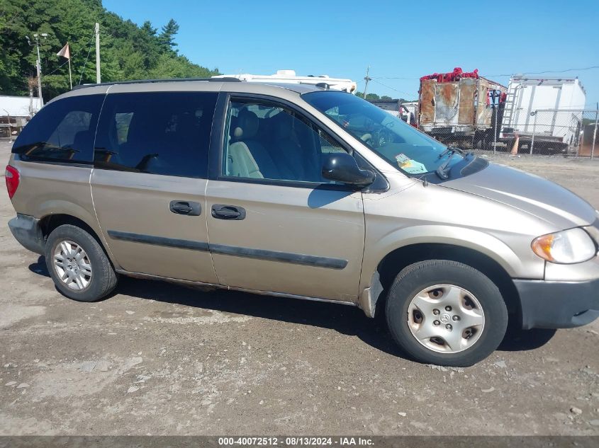 2005 Dodge Caravan Se VIN: 1D4GP25R15B421236 Lot: 40072512