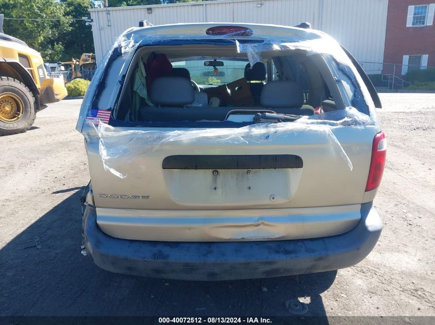 2005 Dodge Caravan Se VIN: 1D4GP25R15B421236 Lot: 40072512