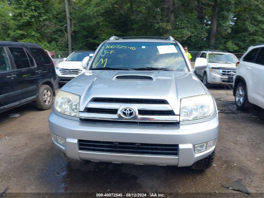 2005 Toyota 4Runner Sr5 Sport V6 VIN: JTEBU14R158050101 Lot: 40072540