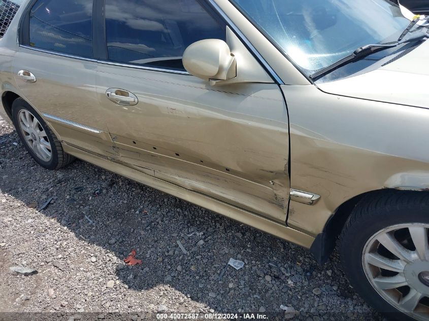 2003 Hyundai Sonata Gls/Lx VIN: KMHWF35H33A879237 Lot: 40072587