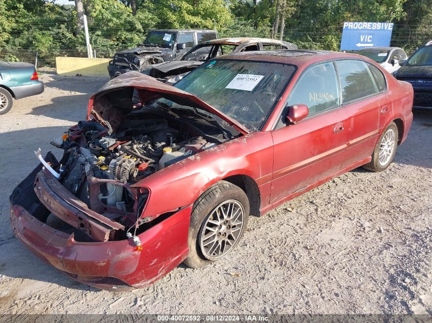 2004 Subaru Legacy L/L W/35Th Anniversary Edition VIN: 4S3BE625347209655 Lot: 40072592