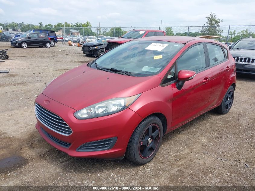 2016 Ford Fiesta Se VIN: 3FADP4EJ0GM107410 Lot: 40072618