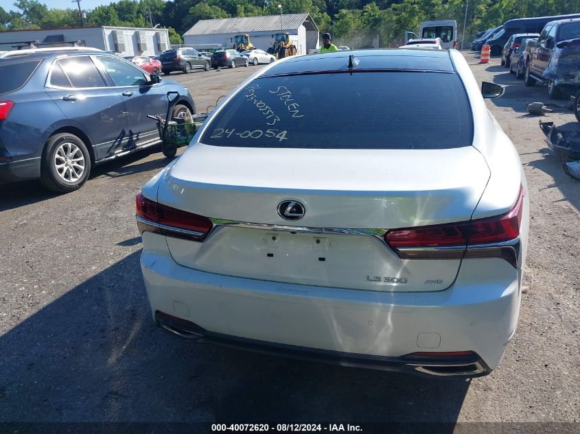 2018 Lexus Ls 500 VIN: JTHC5LFF6J5002687 Lot: 40072620