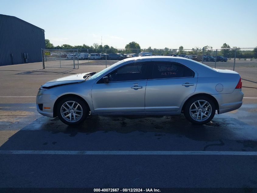 2012 Ford Fusion Sel VIN: 3FAHP0JG8CR256892 Lot: 40072667