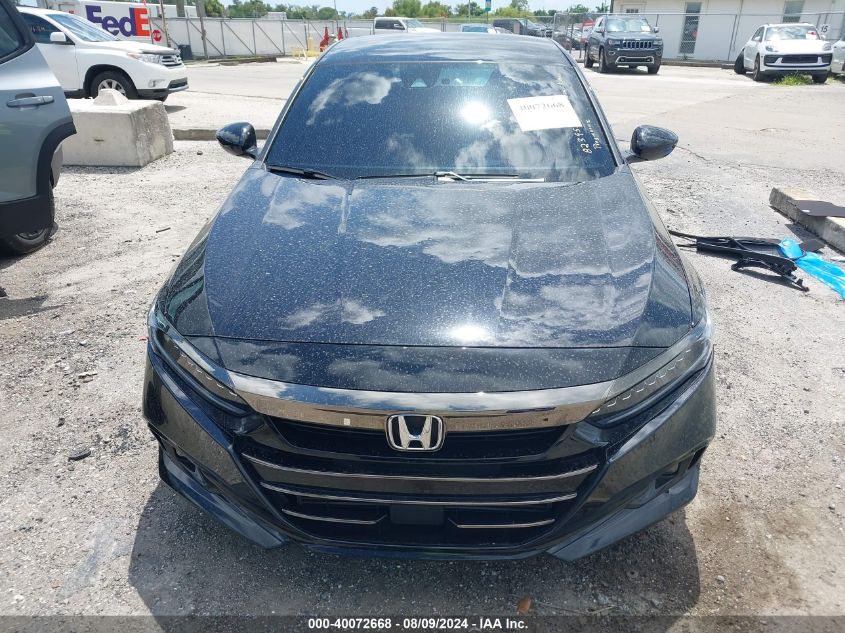 2022 Honda Accord Sport VIN: 1HGCV1F35NA051356 Lot: 40072668