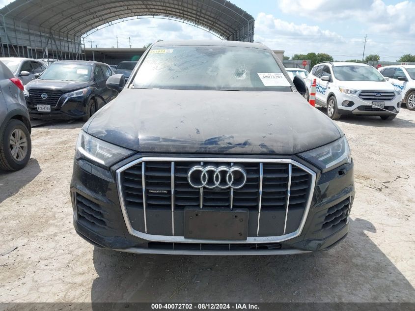 2021 Audi Q7 Premium 55 Tfsi Quattro Tiptronic VIN: WA1AXAF70MD014452 Lot: 40072702