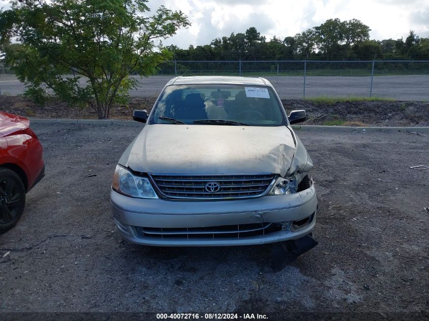 2003 Toyota Avalon Xl VIN: 4T1BF28B93U311041 Lot: 40072716