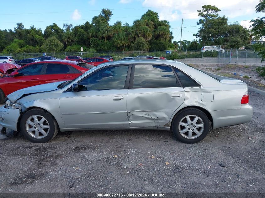 2003 Toyota Avalon Xl VIN: 4T1BF28B93U311041 Lot: 40072716