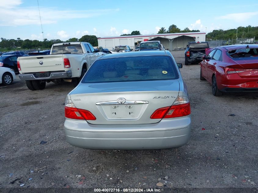 2003 Toyota Avalon Xl VIN: 4T1BF28B93U311041 Lot: 40072716