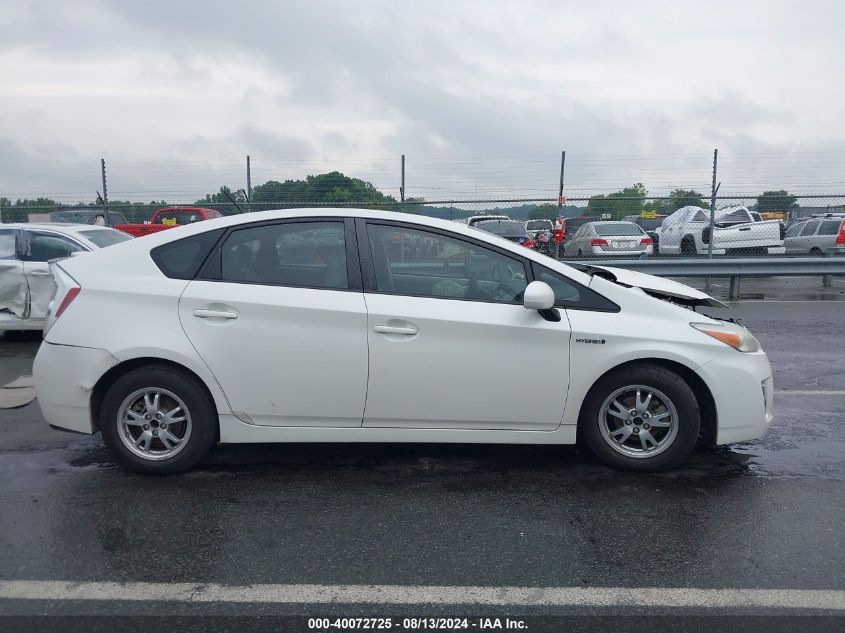 2011 Toyota Prius Three VIN: JTDKN3DU3B5319312 Lot: 40072725