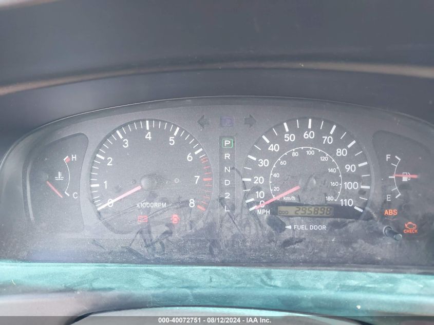 1998 Toyota Sienna Xle VIN: 4T3ZF13C9WU037005 Lot: 40072751