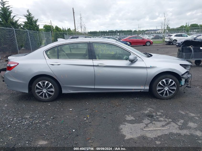 JHMCR6F52HC015133 2017 Honda Accord Hybrid Ex-L