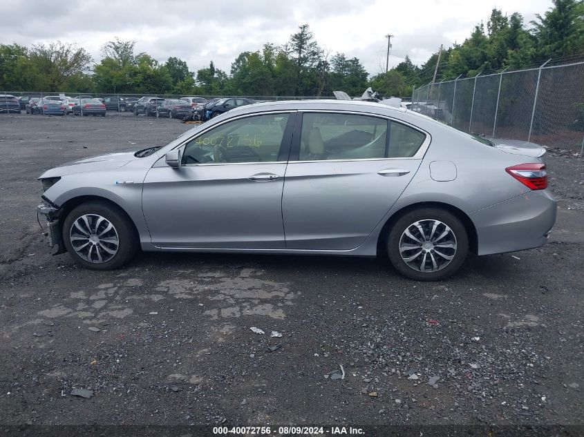 JHMCR6F52HC015133 2017 Honda Accord Hybrid Ex-L