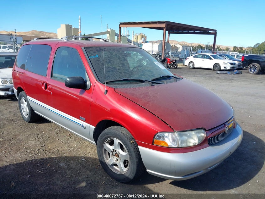 1999 Mercury Villager VIN: 4M2XV11T2XDJ13167 Lot: 40072757