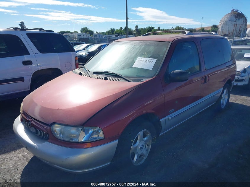 1999 Mercury Villager VIN: 4M2XV11T2XDJ13167 Lot: 40072757