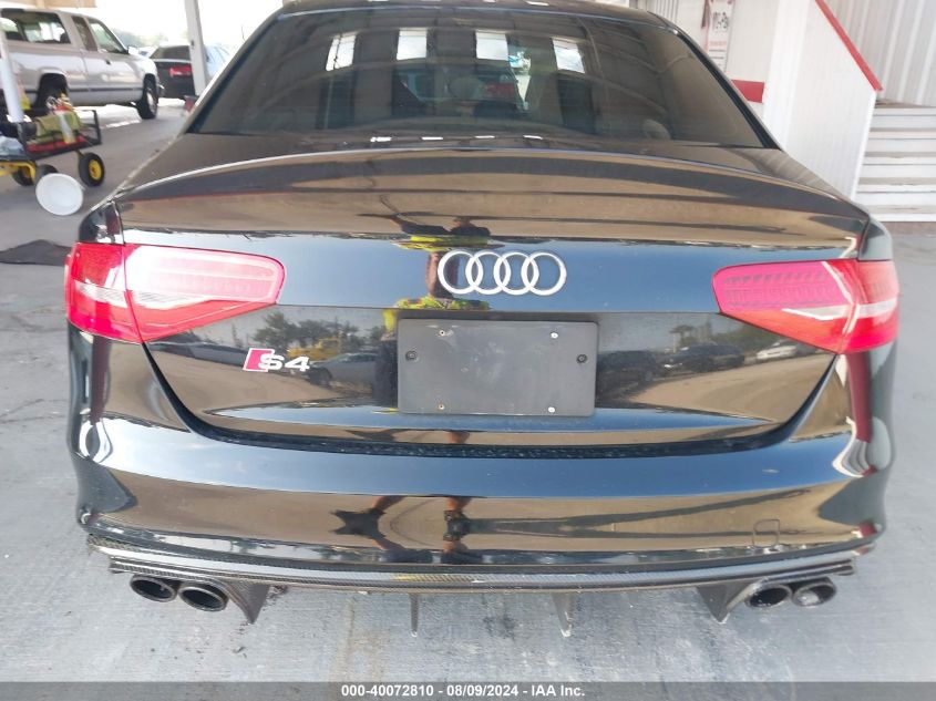 2014 Audi S4 3.0T Premium Plus VIN: WAUBGAFL6EA034079 Lot: 40072810