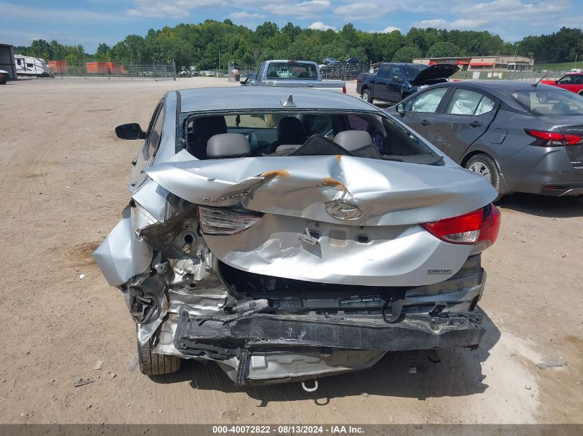 2012 Hyundai Elantra Limited VIN: 5NPDH4AE6CH098728 Lot: 40072822