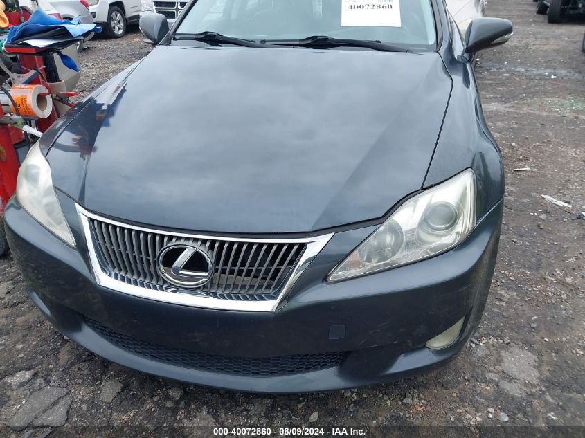 2009 Lexus Is 250 VIN: JTHBK262392082829 Lot: 40072860