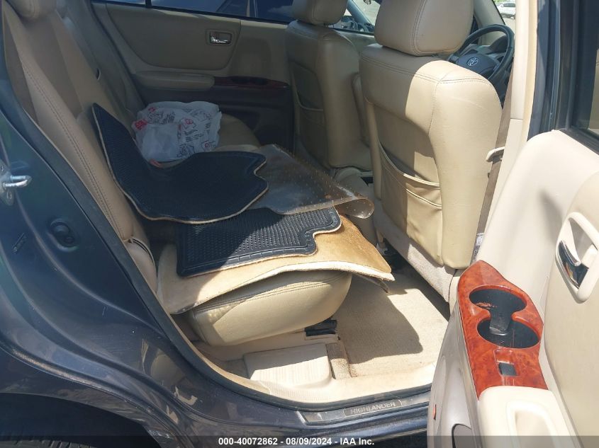 2006 Toyota Highlander Limited V6 VIN: JTEDP21A760111584 Lot: 40072862