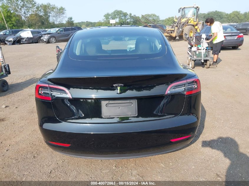 2023 Tesla Model 3 Rear-Wheel Drive VIN: 5YJ3E1EA3PF476115 Lot: 40072863