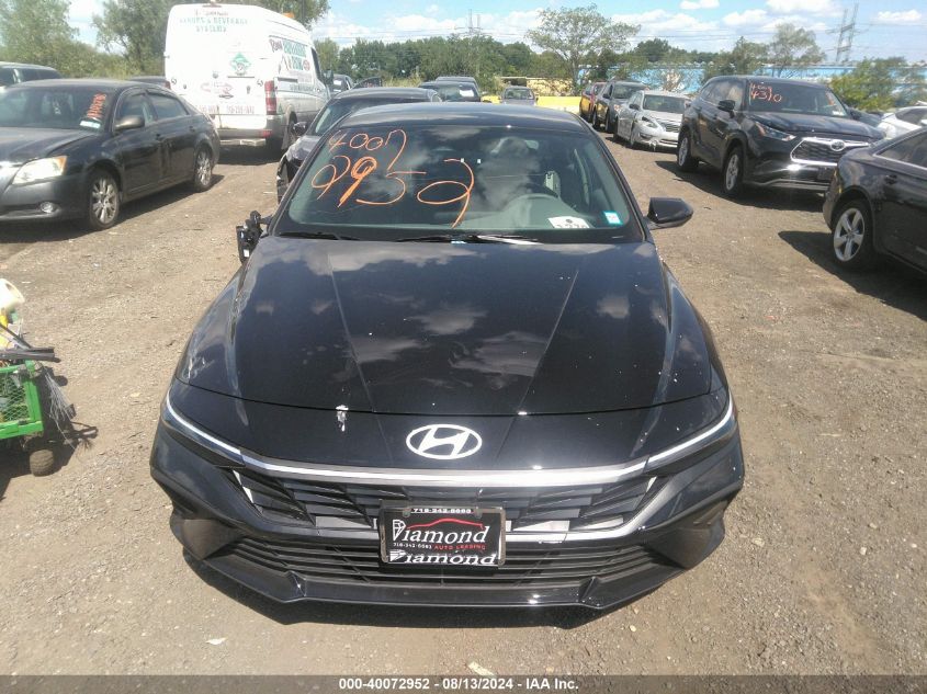 2024 Hyundai Elantra Sel VIN: KMHLM4DG1RU784142 Lot: 40072952