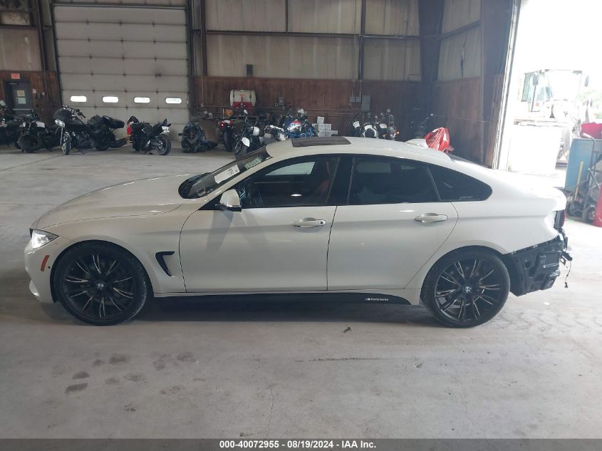 2017 BMW 440I Gran Coupe VIN: WBA4E3C54HG186878 Lot: 40072955