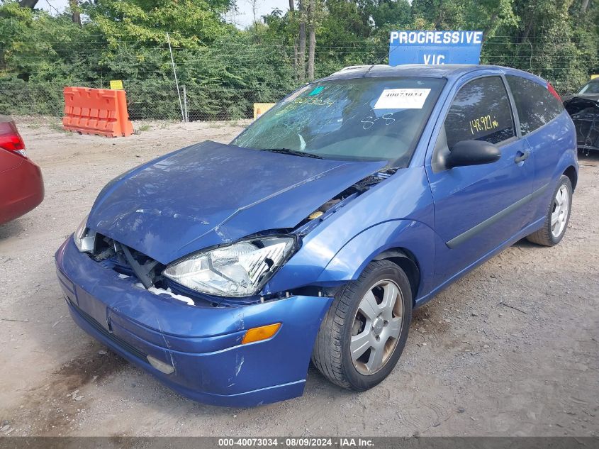 2003 Ford Focus Zx3 VIN: 3FAFP31303R176718 Lot: 40073034